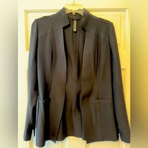 Athleta Cosmic Blazer Black Size 2/ Small  Athleisure  Style 350837.